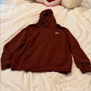 Nike Men's Dark Brown Hoodie